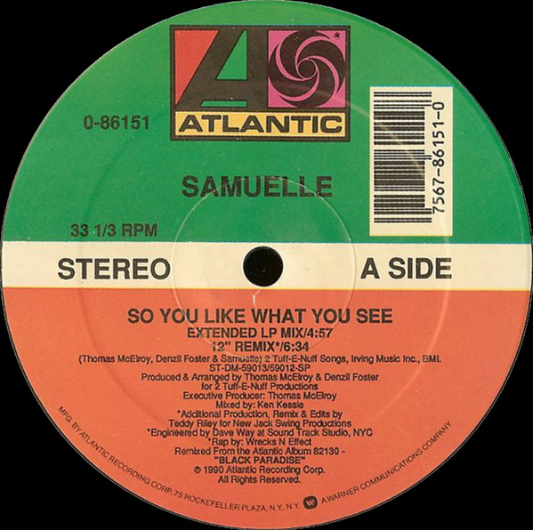 Samuelle - So You Like What You See | Atlantic (0-86151) - main