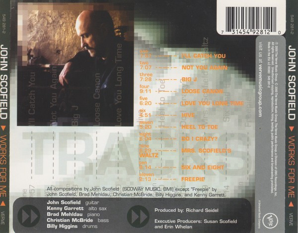 John Scofield - Works For Me | Verve Records (549 281-2) - 2