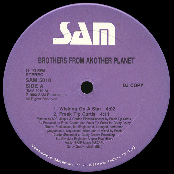 Brothers From Another Planet - Wishing On A Star | Sam Records (SAM 5010)