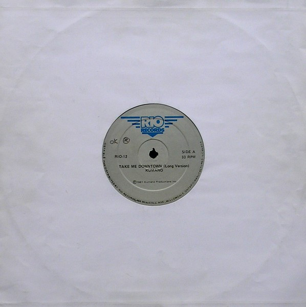 Kumano - Take Me Downtown | Rio Records (RIO 12) - main