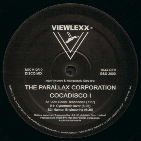 The Parallax Corporation - Cocadisco I | Viewlexx (V12/10)