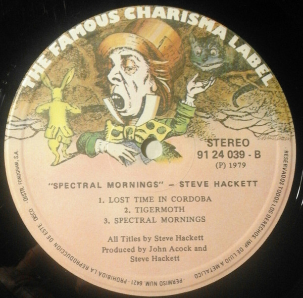 Steve Hackett - Spectral Mornings | Charisma (91 24 039) - 4