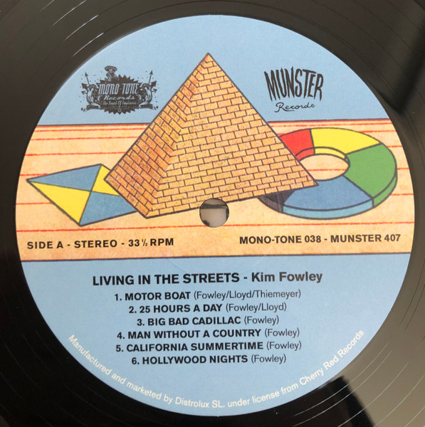 Kim Fowley - Living In The Streets | Mono-Tone Records (038) - 4