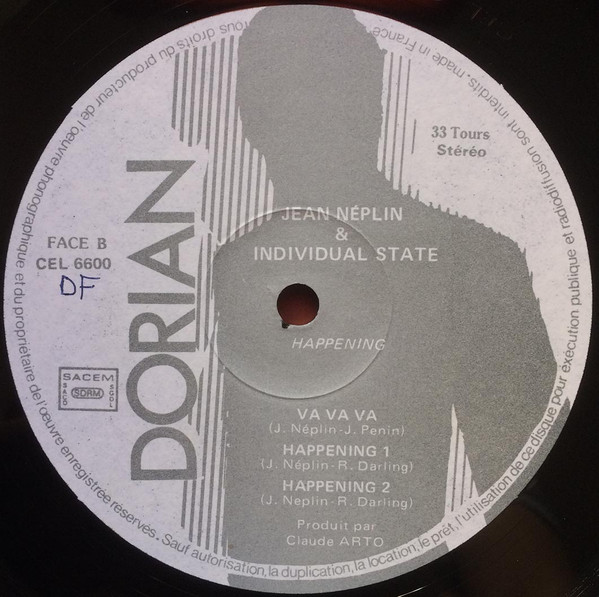 Jean Néplin & Individual State - Happening | Celluloid (CEL 6600) - 4