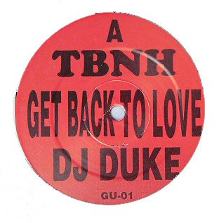 TBNH / Glenn Underground - Back To Love / I Feel Love | Not On Label (The Brand New Heavies) (GU-01)