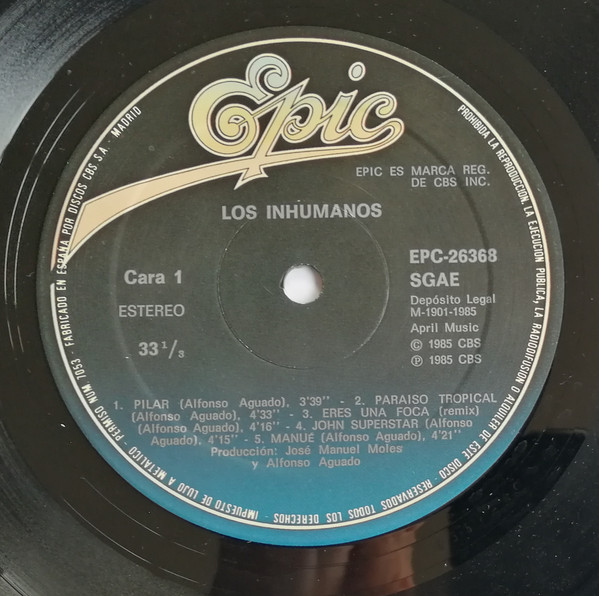 Los Inhumanos - Los Inhumanos | Epic (EPC-26368) - 3 Los Inhumanos - Los Inhumanos | Epic (EPC-26368) - 3