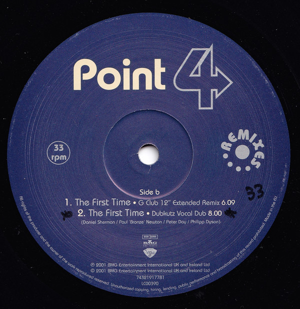 Point 4 - The First Time | BMG (74321917781) - 4