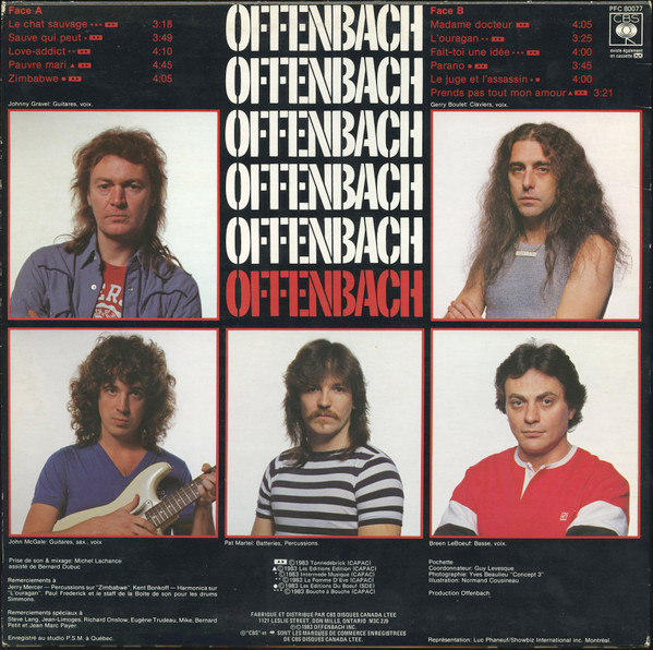 Offenbach - Tonnedebrick | CBS (PFC 80077) - 2