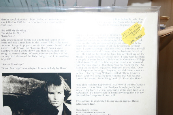 Sting - ...Nothing Like The Sun | A&M Records (393912-1) - 3