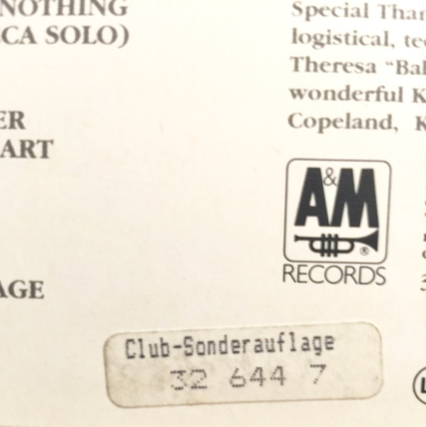 Sting - ...Nothing Like The Sun | A&M Records (393912-1) - 2