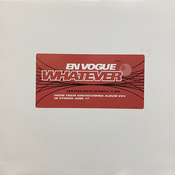 En Vogue - Whatever | EastWest Records America (ED 6033) En Vogue - Whatever | EastWest Records America (ED 6033)