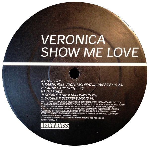 Veronica Mehta - Show Me Love | Urbanbass (URBDJ 1) - main Veronica Mehta - Show Me Love | Urbanbass (URBDJ 1) - main
