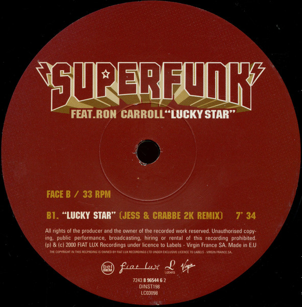 Superfunk - Lucky Star | Labels (7243 8 96544 6 2) - 4