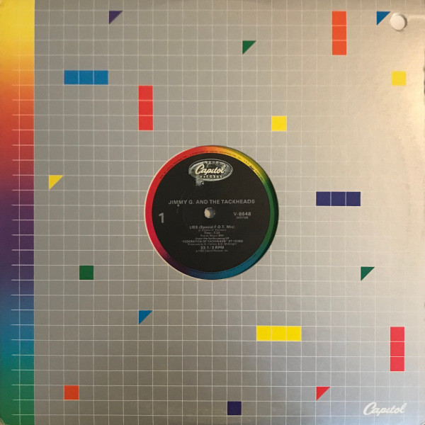 Jimmy G. & The Tackheads - Lies | Capitol Records (V-8648) - 3