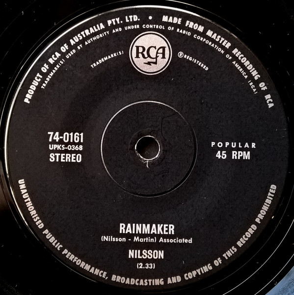 Nilsson - Everybody's Talkin' | RCA (74-0161)