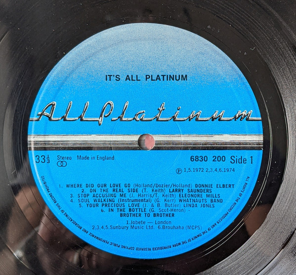 Various - It's All Platinum | All Platinum (6830 200) - 3 Various - It's All Platinum | All Platinum (6830 200) - 3