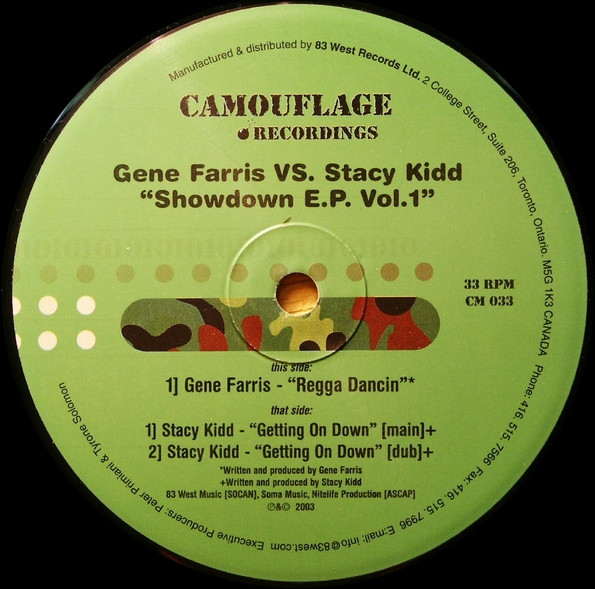 Gene Farris vs. Stacy Kidd - Showdown E.P. Vol.1 | Camouflage Recordings (CM 033)