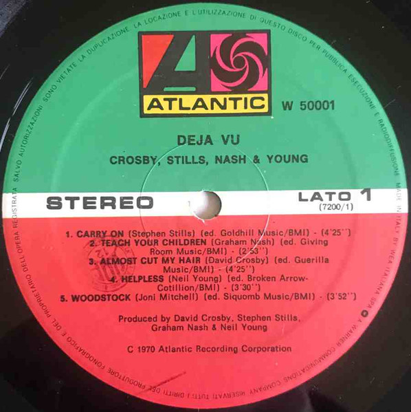 Crosby, Stills, Nash & Young - Déjà Vu | Atlantic (W 50001) - 2 Crosby, Stills, Nash & Young - Déjà Vu | Atlantic (W 50001) - 2