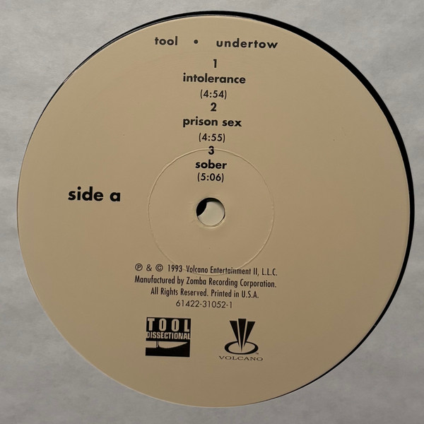 Tool - Undertow | Volcano (61422-31052-1) - 3