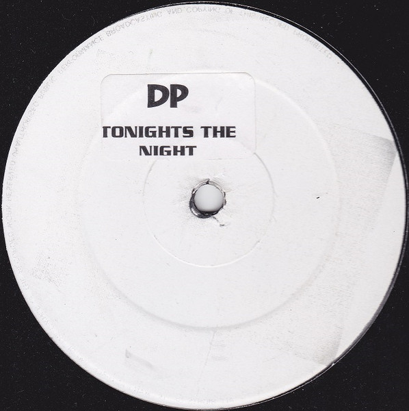 DJ Pooch - Tonights The Night | Not On Label (DJ Pooch Self-released) (DJP 1)