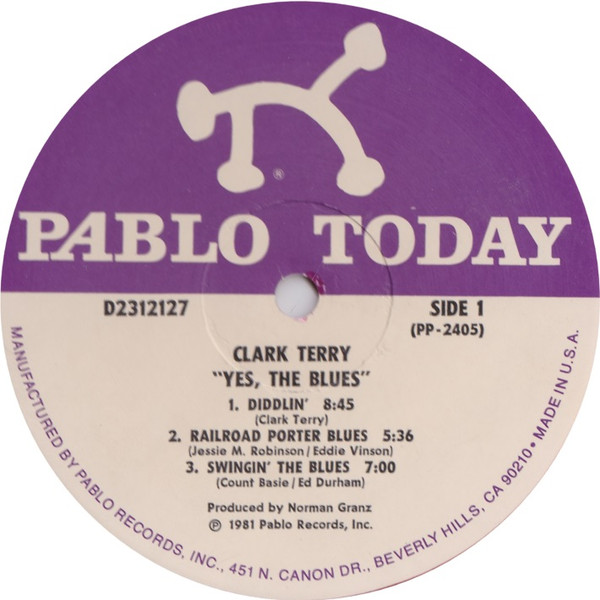 Clark Terry - Yes, The Blues | Pablo Today (D2312127) - 3