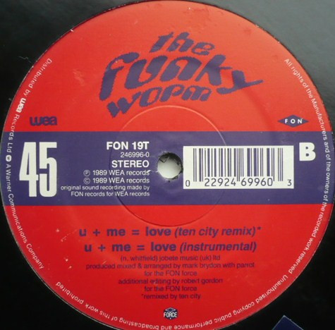 Funky Worm - U+Me=Love | Fon Records (FON 19T) - 3 Funky Worm - U+Me=Love | Fon Records (FON 19T) - 3