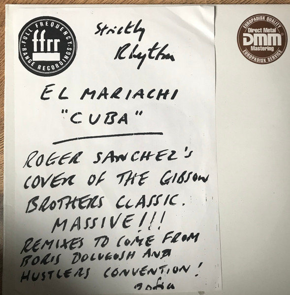El Mariachi - Cuba | Strictly Rhythm (SR 12472)