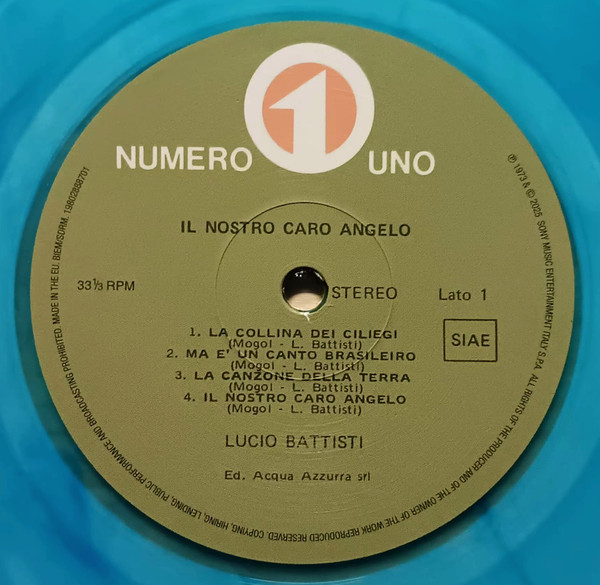 Lucio Battisti - Il Nostro Caro Angelo | Sony Music (19802888701) - 3 Lucio Battisti - Il Nostro Caro Angelo | Sony Music (19802888701) - 3