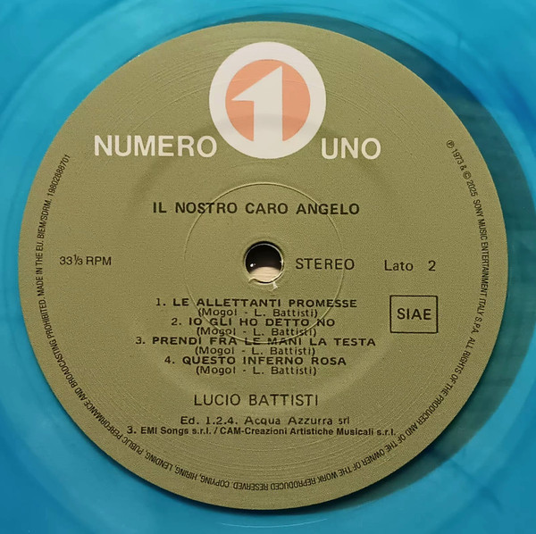 Lucio Battisti - Il Nostro Caro Angelo | Sony Music (19802888701) - 4 Lucio Battisti - Il Nostro Caro Angelo | Sony Music (19802888701) - 4