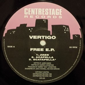 Vertigo - Free E.P. | Centrestage Records (CSTA 022)