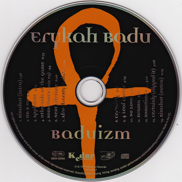 Erykah Badu - Baduizm | Universal Records (UND-53027) - 3 Erykah Badu - Baduizm | Universal Records (UND-53027) - 3