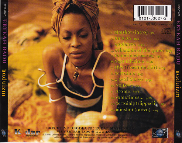 Erykah Badu - Baduizm | Universal Records (UND-53027) - 2 Erykah Badu - Baduizm | Universal Records (UND-53027) - 2