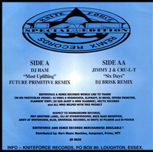 DJ Ham / Jimmy J & Cru-L-T - Remix Records & Kniteforce Present 'The Remix's' Part 3 | Kniteforce Records (KF030) - 2