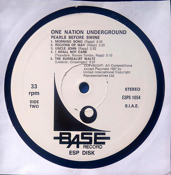 Pearls Before Swine - One Nation Underground | ESP-Disk' (ESP-1054) - 4 Pearls Before Swine - One Nation Underground | ESP-Disk' (ESP-1054) - 4