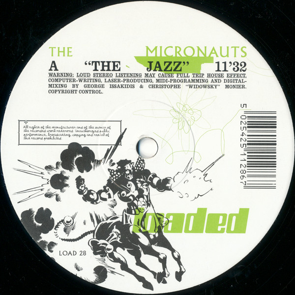 The Micronauts - The Jazz / The Jam | Loaded Records (LOAD 28) - main