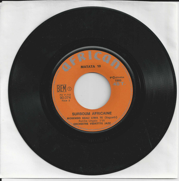 Orchestre Vedette Jazz - Gue Megusta / Momembo Ezali Liwa te | African (90.074) - 3