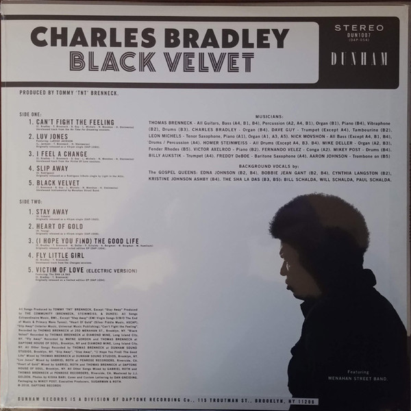 Charles Bradley - Black Velvet | Dunham (DUN1007) - 2 Charles Bradley - Black Velvet | Dunham (DUN1007) - 2