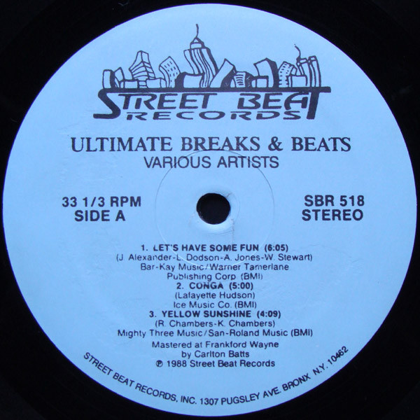 Various - Ultimate Breaks & Beats | Street Beat Records (SBR 518) - 3