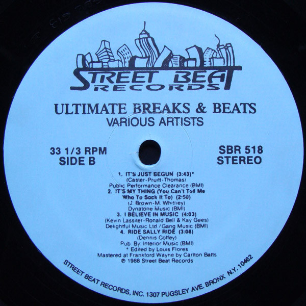 Various - Ultimate Breaks & Beats | Street Beat Records (SBR 518) - 4
