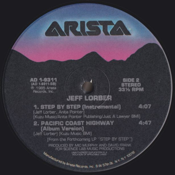 Jeff Lorber Featuring Audrey Wheeler - Step By Step | Arista (AD 1-9311) - 2