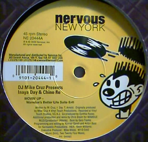 Mike Cruz Presents Inaya Day & China Ro - Movin' Up (The Wamdue Mixes) | Nervous Records (NE 20444) - main
