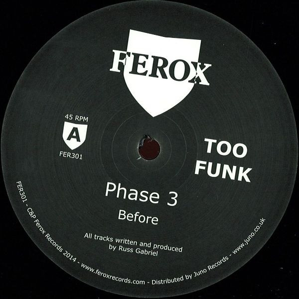Too Funk - Phase 3 | Ferox Records (FER301) - main