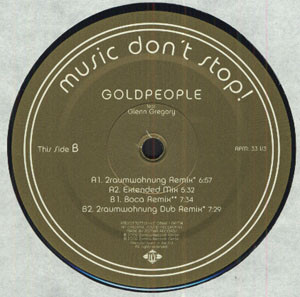 Goldpeople Feat. Glenn Gregory - Music Don't Stop! | Jive (RTD 103.3273.0) - 3