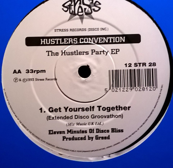 Hustlers Convention - The Hustlers Party EP | Stress Records (12 STR 28) - 3