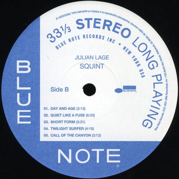 Julian Lage - Squint | Blue Note (B003332501) - 4 Julian Lage - Squint | Blue Note (B003332501) - 4