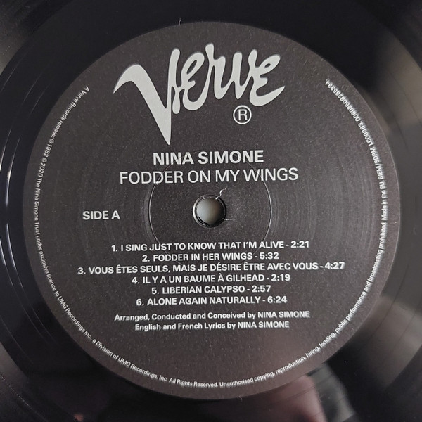 Nina Simone - Fodder On My Wings | Verve Records (00602508265334) - 2 Nina Simone - Fodder On My Wings | Verve Records (00602508265334) - 2