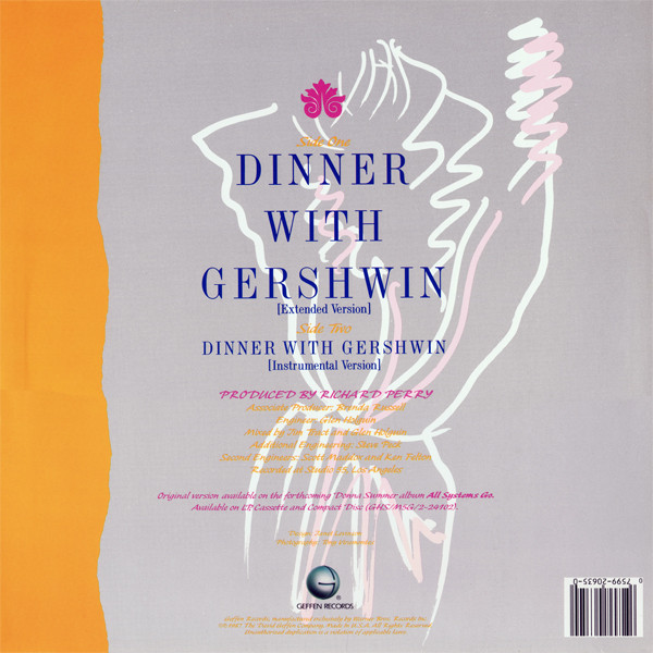 Donna Summer - Dinner With Gershwin | Geffen Records (0-20635) - 2 Donna Summer - Dinner With Gershwin | Geffen Records (0-20635) - 2