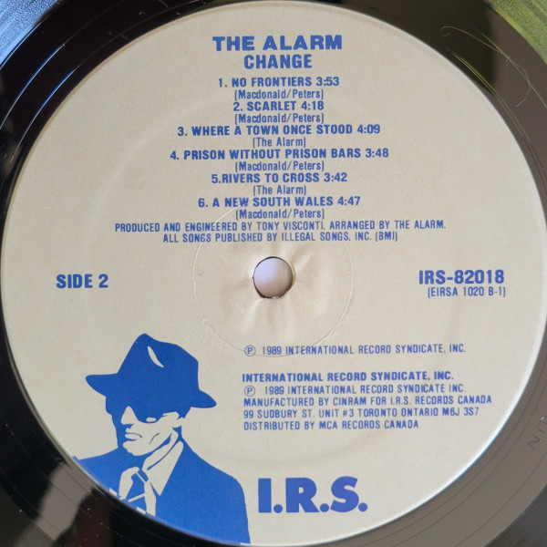The Alarm - Change [Vinyl] | I.R.S. Records (IRS-82018) - 3