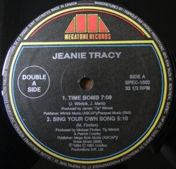 Jeanie Tracy - Time Bomb / Sing Your Own Song / Don't Leave Me This Way / Let's Dance | Unidisc (SPEC-1602)