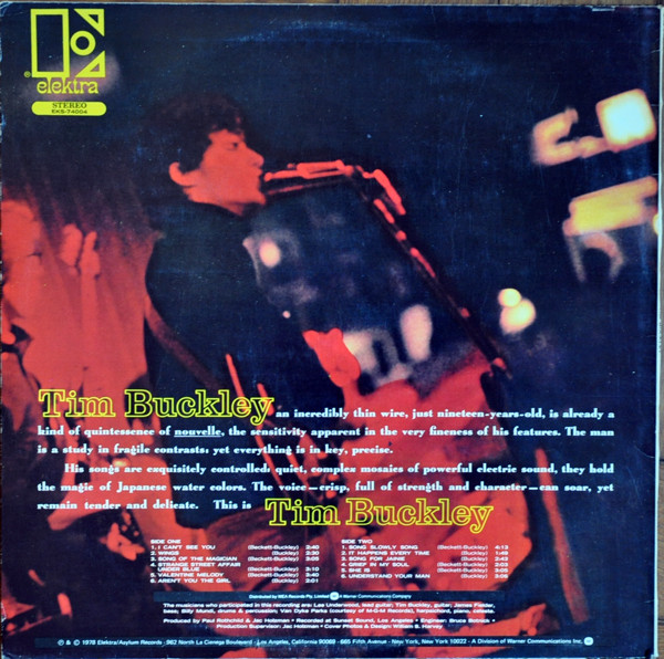 Tim Buckley - Tim Buckley | Elektra (EKS 74004) - 2 Tim Buckley - Tim Buckley | Elektra (EKS 74004) - 2